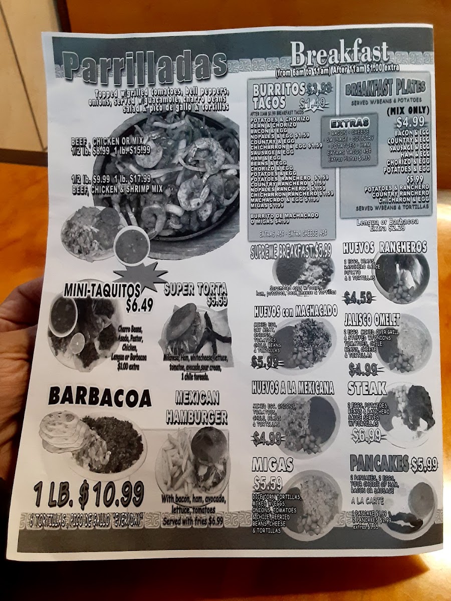 Las Tapatias De Jalisco Menu - Image 3